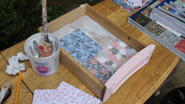 Преображение старого секретера