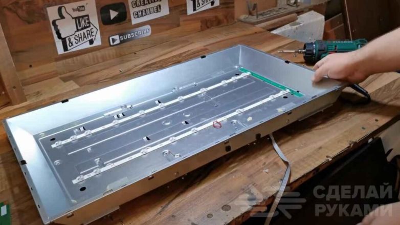 Идея использования старого LED телевизора